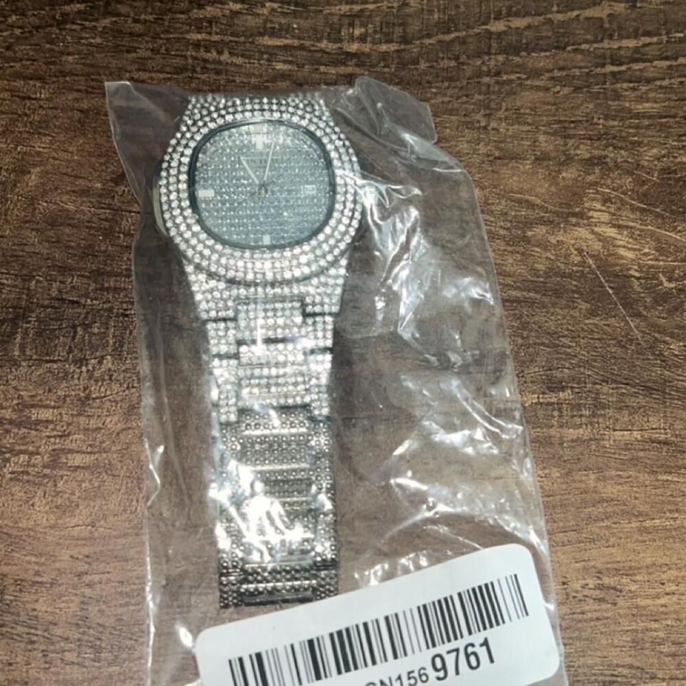 Unbranded Men's Silver and Grey Watch